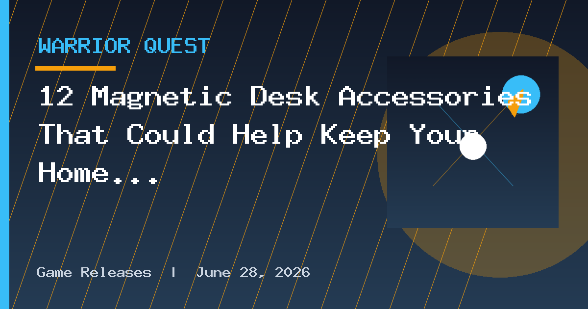12 Magnetic Desk Accessories That Could Help Keep Your Home Office Organized