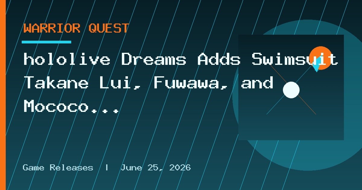 hololive Dreams Adds Swimsuit Takane Lui, Fuwawa, and Mococo in New September