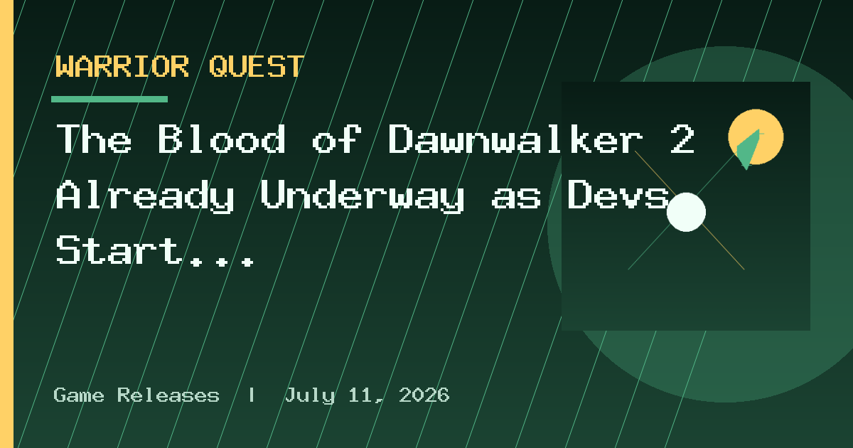 The Blood of Dawnwalker 2 Already Underway as Devs Start Hiring for “Next