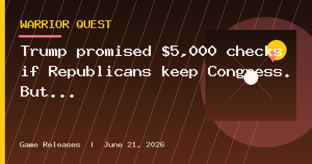 Trump promised $5,000 checks if Republicans keep Congress. But Bessent backs
