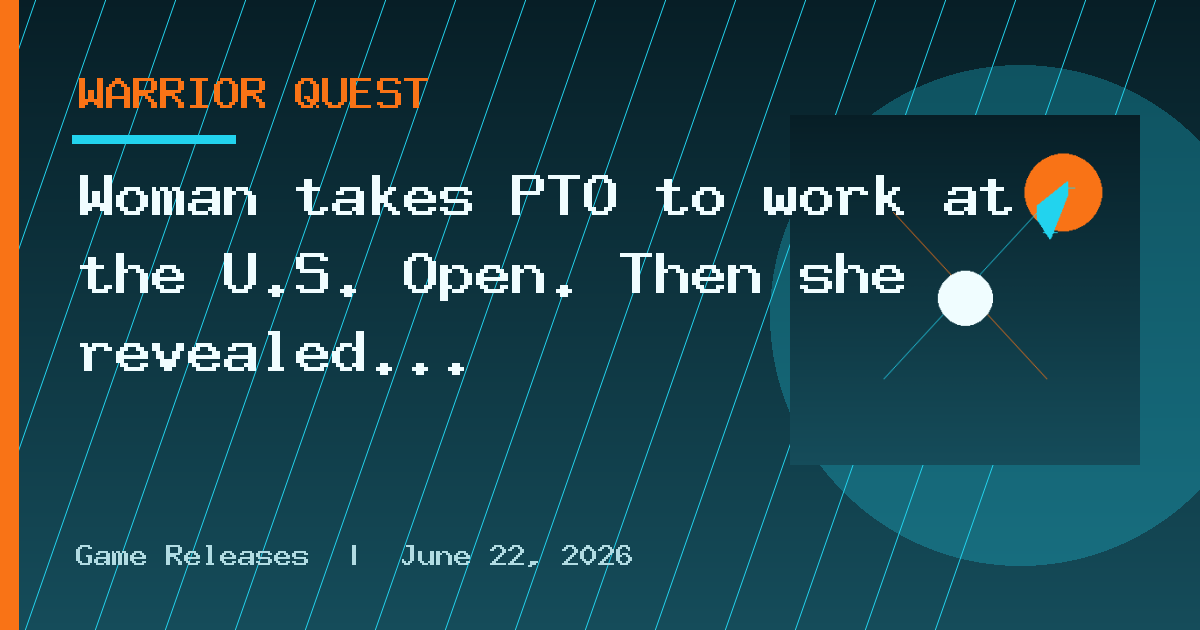 Woman takes PTO to work at the U.S. Open. Then she revealed how many